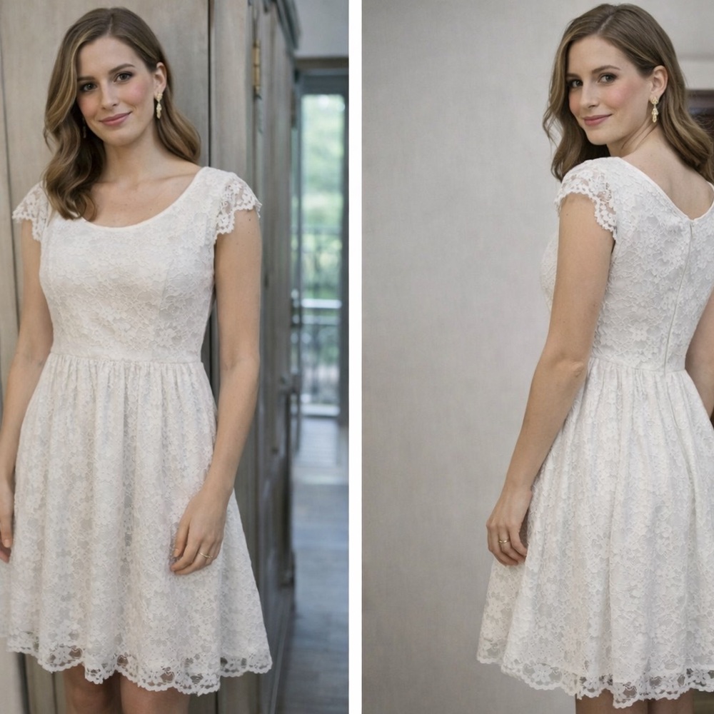 Dolce & Gabbana White Lace Dress